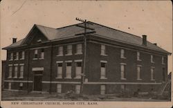 New Christian Church Dodge City, KS Postcard Postcard Postcard