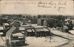 Bird's-Eye View of Benton, Looking South Postcard