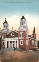 Catholic Church Healdsburg, CA Postcard Postcard Postcard