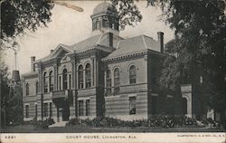 Sumter County Court House Livingston, AL Postcard Postcard Postcard