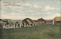 Newport Naval Training Station, Camp Grounds Rhode Island Enrique Muller. Postcard Postcard Postcard