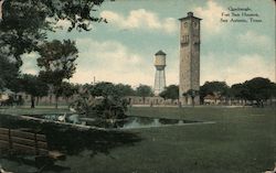 Quadrangle, Fort Sam Houston Postcard