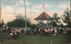 Band Concert, City Park Postcard