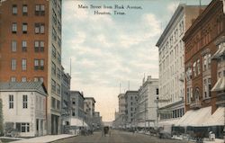 Main Street from Rusk Avenue Postcard