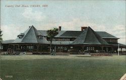 Country Club House Postcard