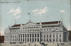 Omaha Auditorium Nebraska Postcard Postcard Postcard