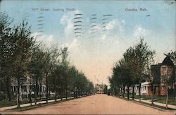 39th Street Looking North Postcard