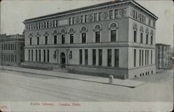 Public Library Postcard