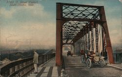 O. Street Viaduct South Omaha, NE Postcard Postcard Postcard