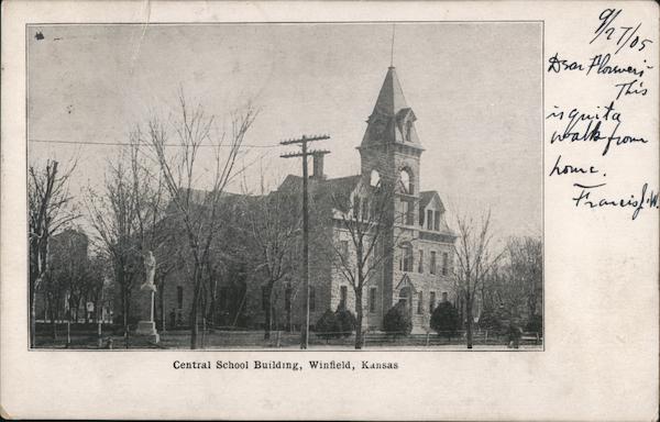 Central School Building Winfield Kansas