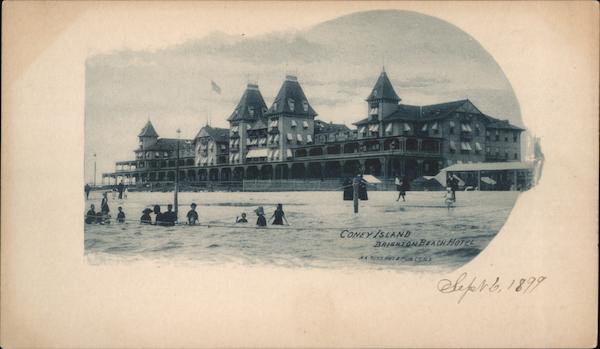 Coney Island, Brighton Beach Hotel Brooklyn New York