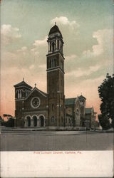 First Lutheran Church Postcard