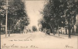 Main Street Carlisle, PA Postcard Postcard Postcard