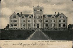 Main Building, Muhlenberg College Postcard