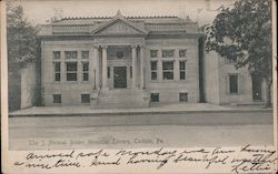 The J. Herman Bosler Memorial Library Postcard