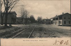 Main Street, Looking South Postcard