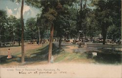 View in Reservoir Park Postcard