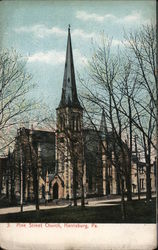 Pine Street Church Postcard