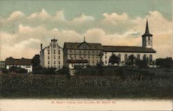 St. Mary's Church and Convent Postcard