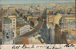 Birds-Eye View of Brooklyn Postcard