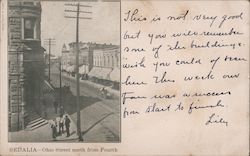 Ohio Street north from Fourth Postcard