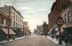 Ohio Street Looking South Postcard