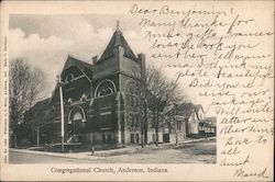 Congregational Church Anderson, IN Postcard Postcard Postcard