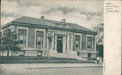 Jackson Free Library Tennessee Postcard Postcard Postcard