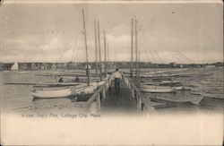 Joy's Pier Oak Bluffs, MA Postcard Postcard Postcard