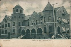 City Hall, Coffeyville, Kan Kansas Postcard Postcard Postcard