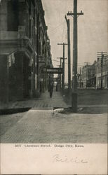 Chestnut Street Dodge City, KS Postcard Postcard Postcard