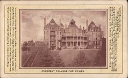 Crescent College For Women Postcard