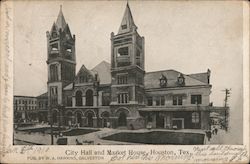 City Hall and Market House Postcard