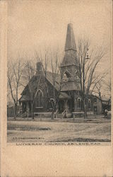 Lutheran Church Abilene, KS Postcard Postcard Postcard