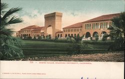 North Facade Stanford University Postcard