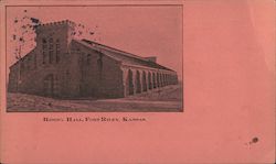 Riding Hall Fort Riley, KS Postcard Postcard Postcard