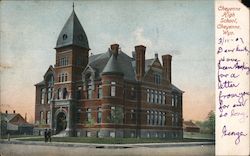 Cheyenne High School Postcard
