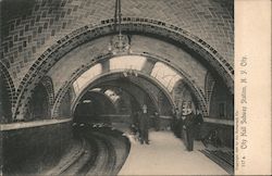 City Hall Subway Station Postcard
