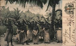 Coconut Dance of the South Sea Islanders Aloha Nui Postcard