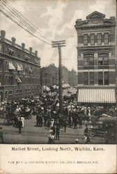 Market Street, Looking North Postcard