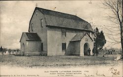 Old Trappe Lutheran Church Pennsylvania Postcard Postcard Postcard