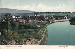 Carpenter Steel Works Postcard