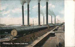A Modern Coke Oven Pittsburgh, PA Postcard Postcard 