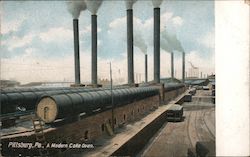 A Modern Coke Oven Postcard