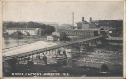 Minetto Shade Cloth Factory Postcard