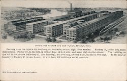 United Shoe Machine Co's New Plant Postcard