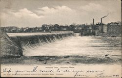 Holyoke Dam Massachusetts Postcard Postcard Postcard