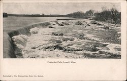 Pawtucket Falls Lowell, MA Postcard Postcard Postcard