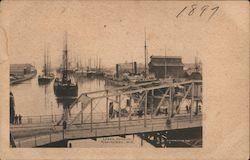 Lower Harbor Manitowoc, WI Postcard Postcard Postcard