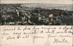 Bay and Harbor Entrance Postcard